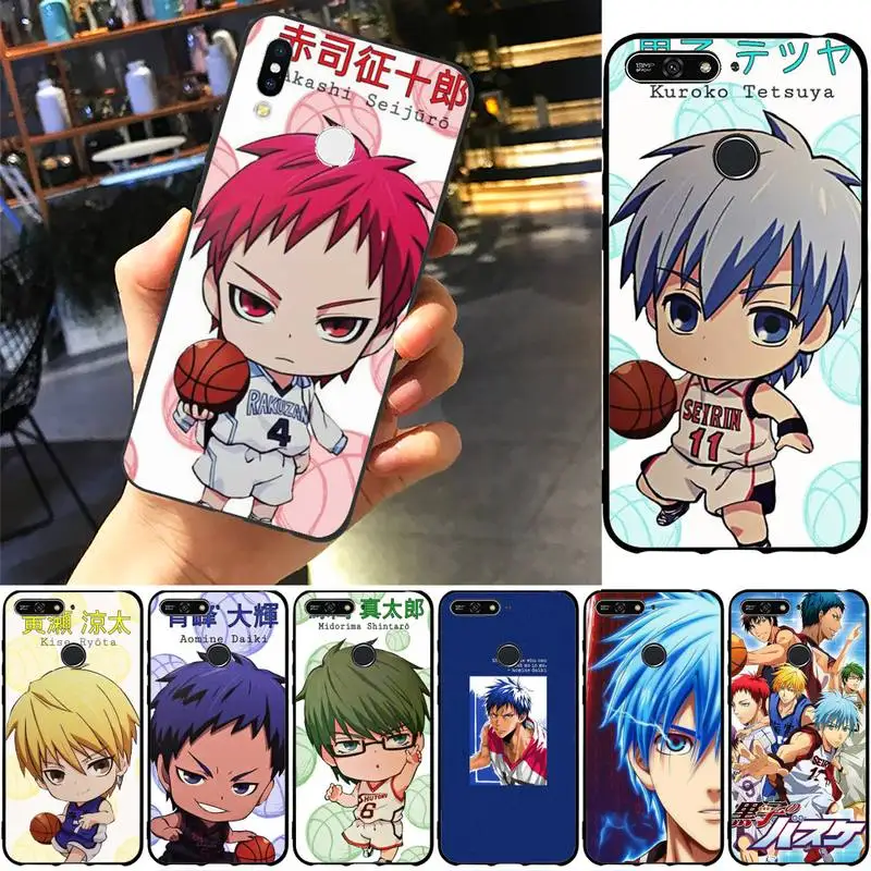 

Anime Kuroko's Basketball Phone Case For Huawei Honor 8 X 9 10 20 V 30 Pro 10 20 Lite 7A 9lite Fundas Case