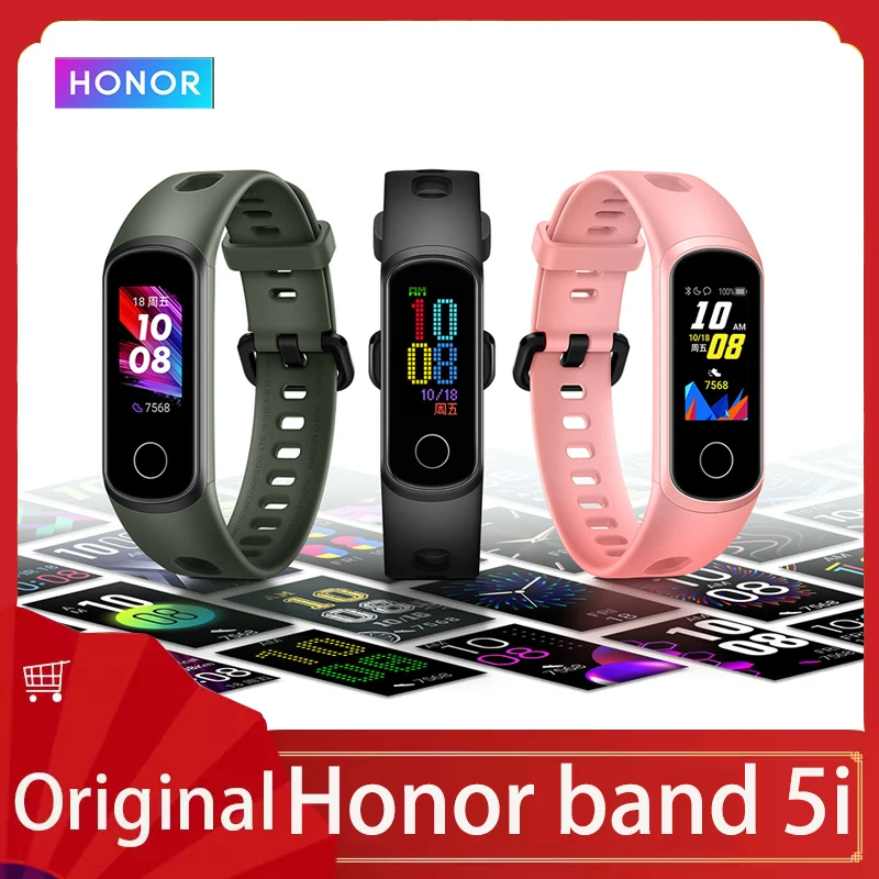 Оригинальный Huawei Honor Band 5i смарт браслет AMOLED Huawe honor Смарт часы трекер сна плавания