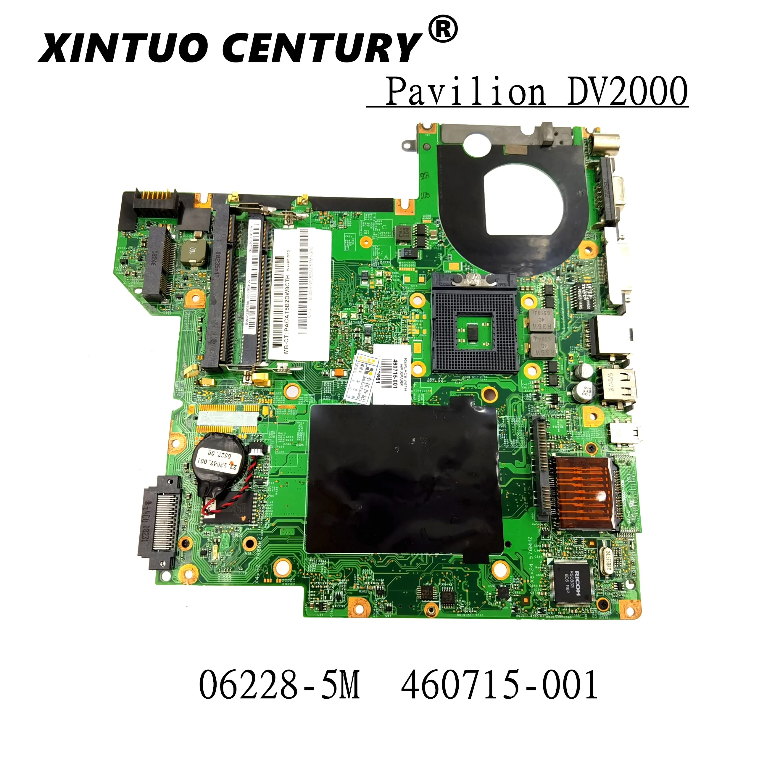 

460715-001 for HP pavilion DV2000 DV2500 DV2700 V3000 laptop motherboard 448598-001DDR2 free cpu