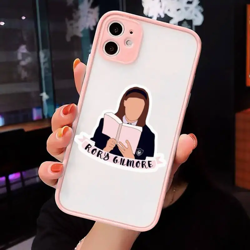

Gilmore Girls Funny umbrella Phone Cases Matte Transparent for iPhone 7 8 11 12 s mini pro X XS XR MAX Plus cover funda