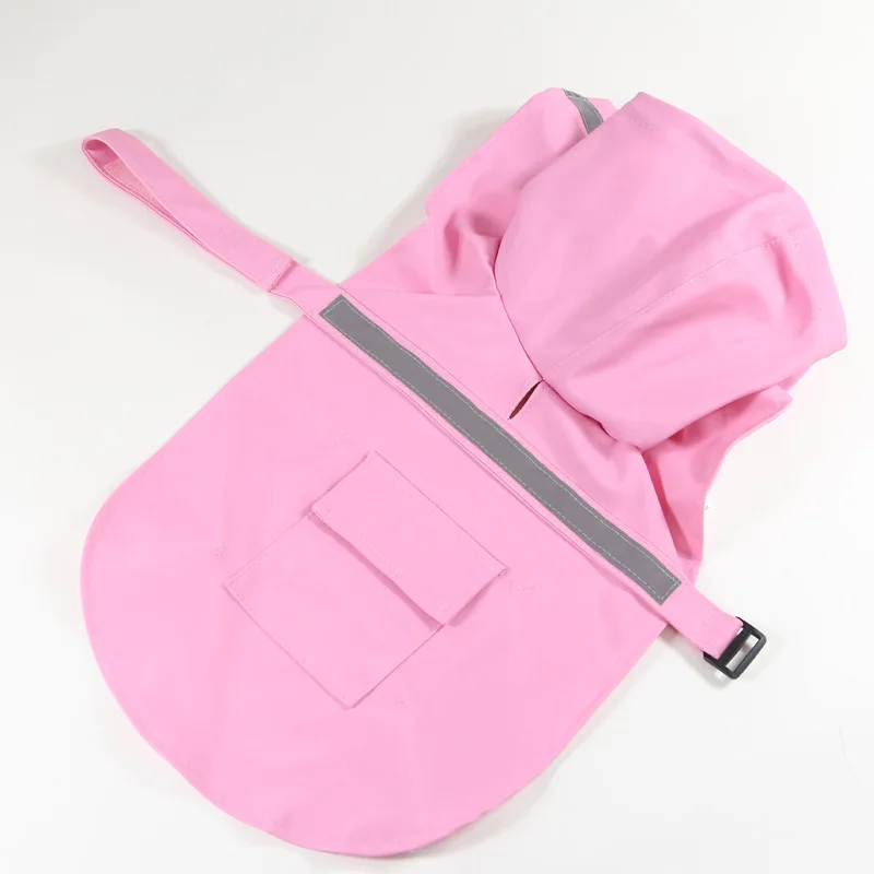 

Reflective Tape Dog Raincoat Large Pet Coat Pets Clothes Dog Raincoat Teddy Bear Big Dog RainCoat Puppy Raincoat