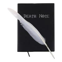 p82f new death note cosplay notebook feather pen book animation art writing journal