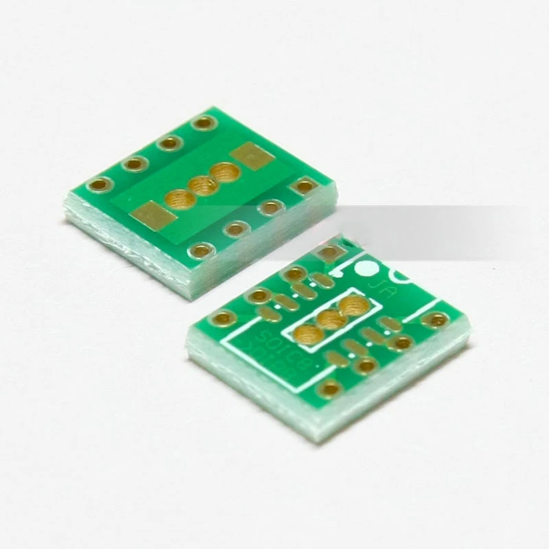 2 шт. аудио Op Amp позолоченный SOP8 отложным воротником DIP8/SOIC8 К DIP8 IC адаптер гнездо с