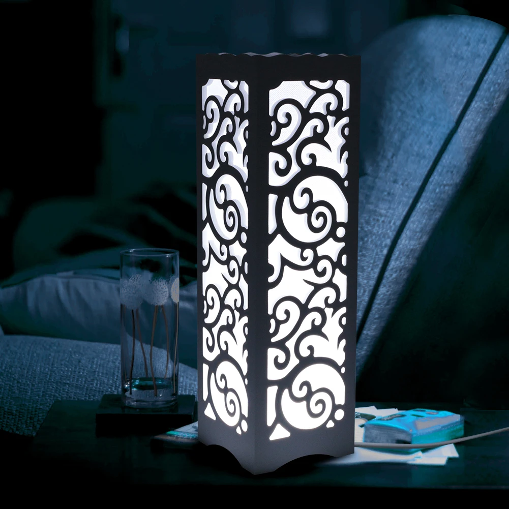 Светодиодный светильник для спальни прикроватная лампа деревянные настольные