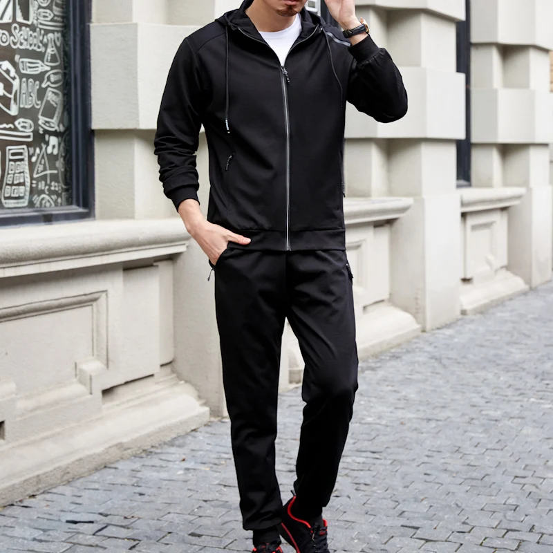 Мужской спортивный костюм из двух предметов большие размеры 8XL 7XL весна