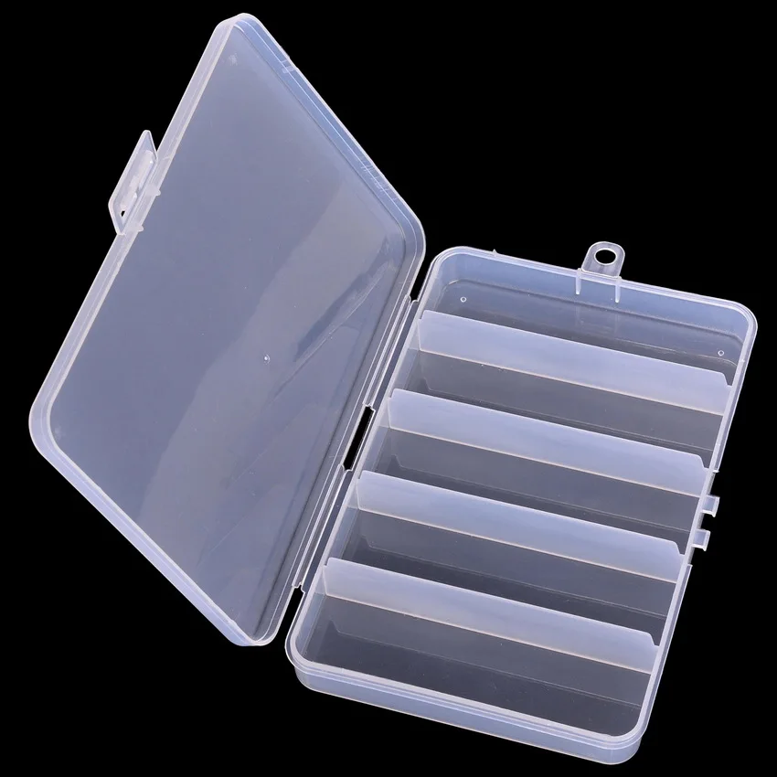 

PPGUN 5/8/10 Grid Fishing Luya Box Storage Box Transparent Plastic Box Element Box Storage Box Luya Bait Box Thunder Frog Box