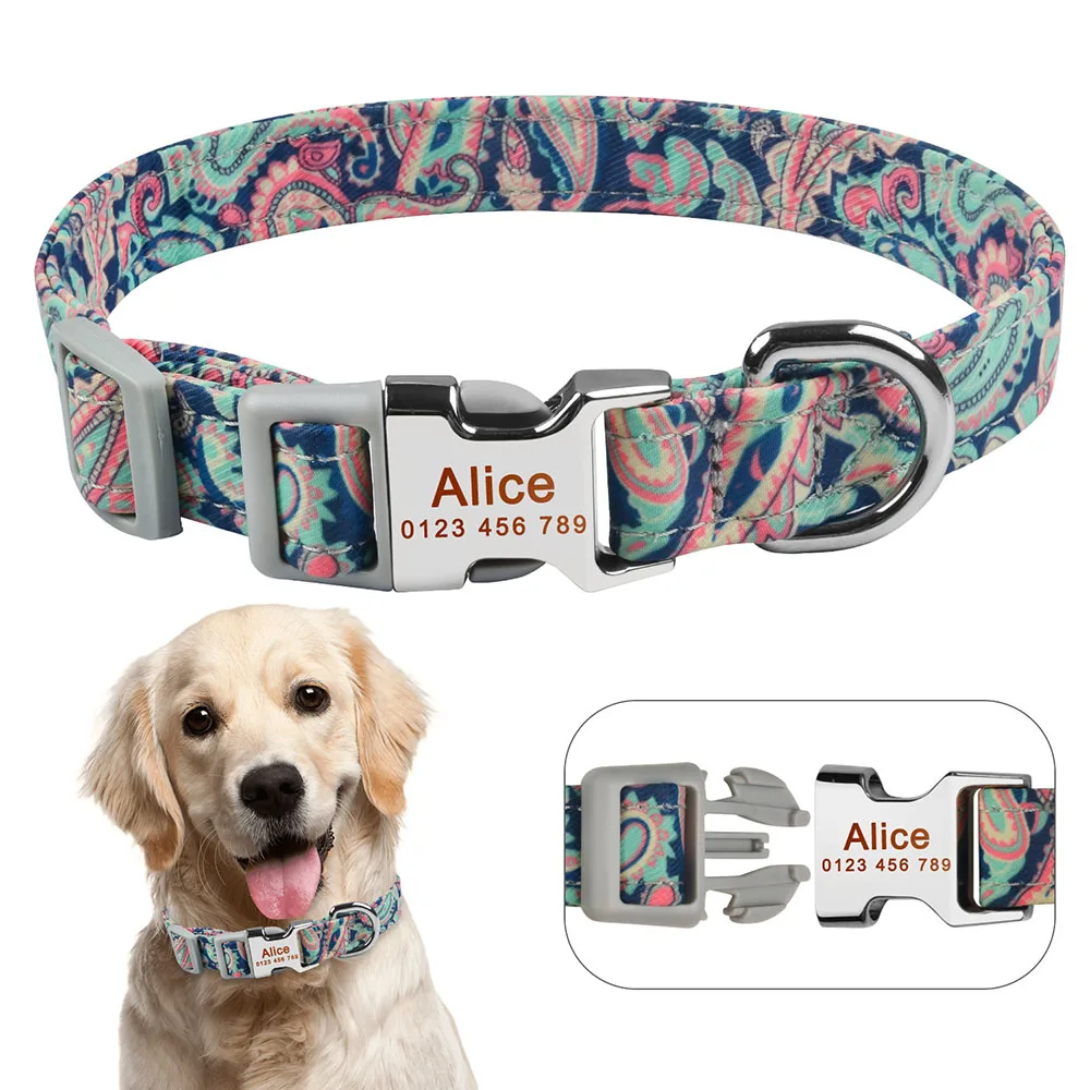 Маленький Большой персонализированный собачий ошейник AiruiDog индивидуальная
