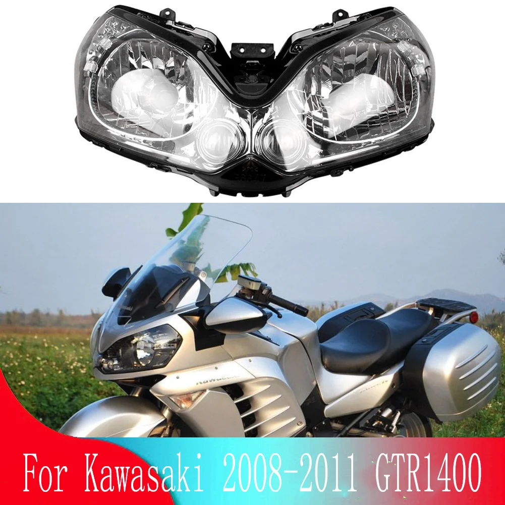 

For Kawasaki GTR1400/GTR 1400 2008 2009 2010 2011 Motorcycle Accessories Front Headlight Headlamp Head Light Lighting Lamp 08-11