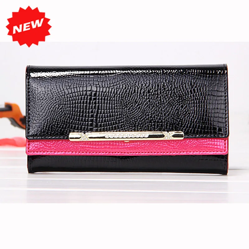 Высококачественные женские длинные кошельки дневной клатч Новые Вечерние Сумки