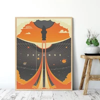abstract the expanse space travel universal nordic poster wall art canvas painting wall pictures for living room unframed