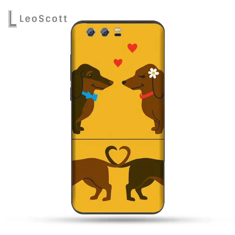 

Animal Dachshund Doberman dog Phone Case For Huawei Honor view 7a5.45inch 7c5.7inch 8x 8a 8c 9 9x 10 20 10i 20i lite pro