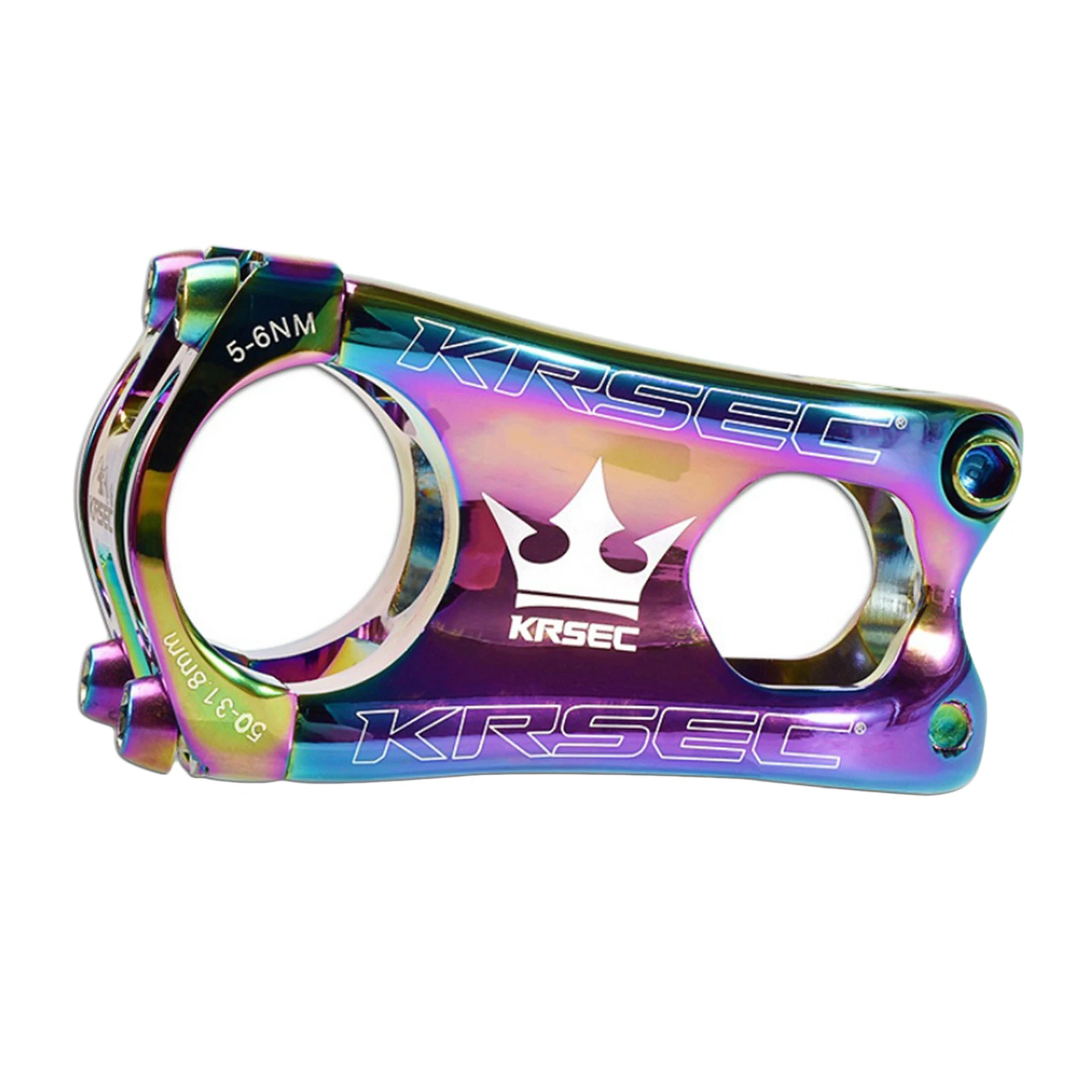 

31.8mm Mountain Bike Stem, 28.6mm Bar Clamp Lightweight Strong Alloy Hollow Stem Handlebar Accessories