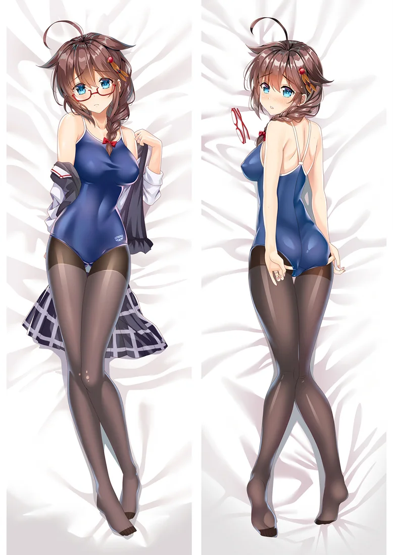 S4 Аниме Kantai Коллекция Dakimakura Чехол Kancolle Kirishima персонажи Shimakaze Bolster чехол Ikazuchi& Inazuma Hugs чехол для подушки - Цвет: S4