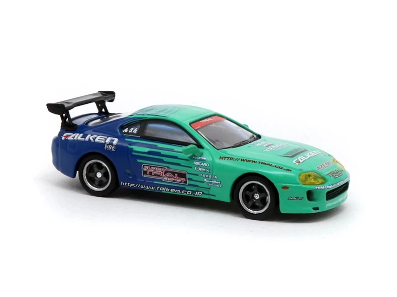 Игрушечный автомобиль TW 1:64 Toyo ta Supra livery из сплава игрушки для детей модель