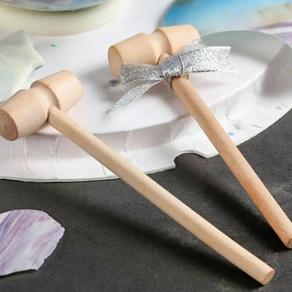 

Mini Wooden Hammer Pounder Replacement Wood Mallet Wooden Toy Seafood Kids Mallet Funny Lobster Craft Cracker Crafts Crab X6L5