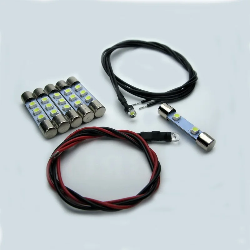 

Marantz 2215B Complete LED Lamp Kit AC8V Cool White Fuse Lamp Lead Wire Light In Cool White and In Red