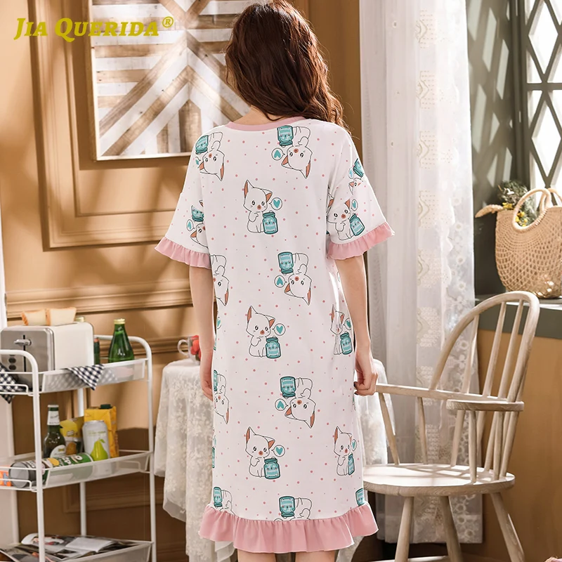 Ночная одежда ночная для дома модное Стильное повседневное платье с коротким