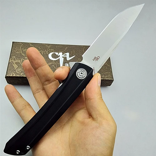 black CH3002 складной нож D2 лезвие охотничьи карманные ножи для выживания тактический Флиппер G10 Открытый Кемпинг портативный подарок кухонный EDC инструмент - Цвет: black