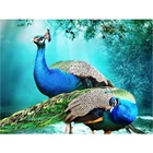Камни в форме ромбакруглый 5D DIY алмазная живопись животных peahen 3D изображения для алмазной вышивки и стразы украшения мозаикой CV278