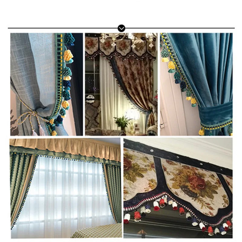 1 м занавески для шитья кисточка бахрома отделка помпон сделай сам