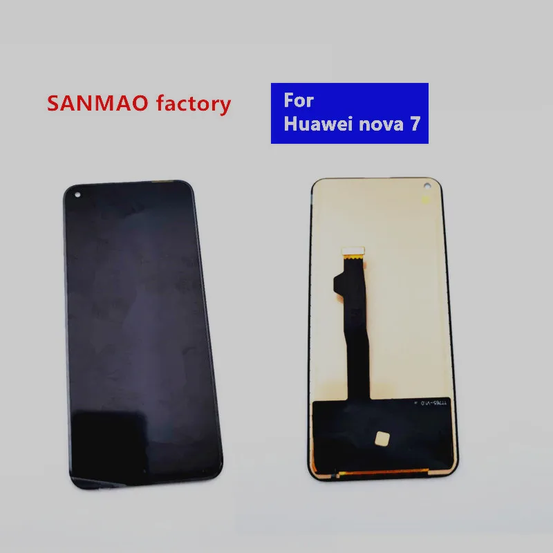

100% Tested 6.53'' Display Replacement Touch Screen Digitizer Assembly For Huawei Nova7 LCD