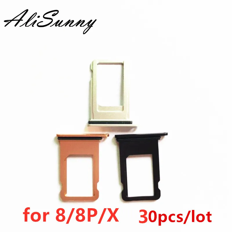Держатель для SIM карты AliSunny 30 шт. слот iPhone 8 Plus X P 8G адаптер водонепроницаемый