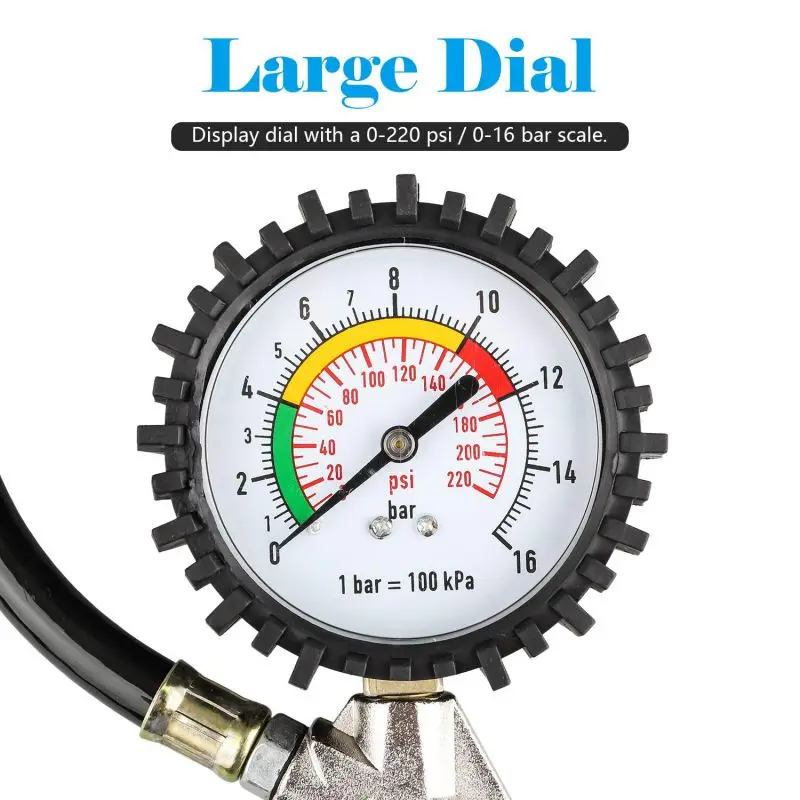 Манометр для автомобильных шин 220 PSI | Автомобили и мотоциклы