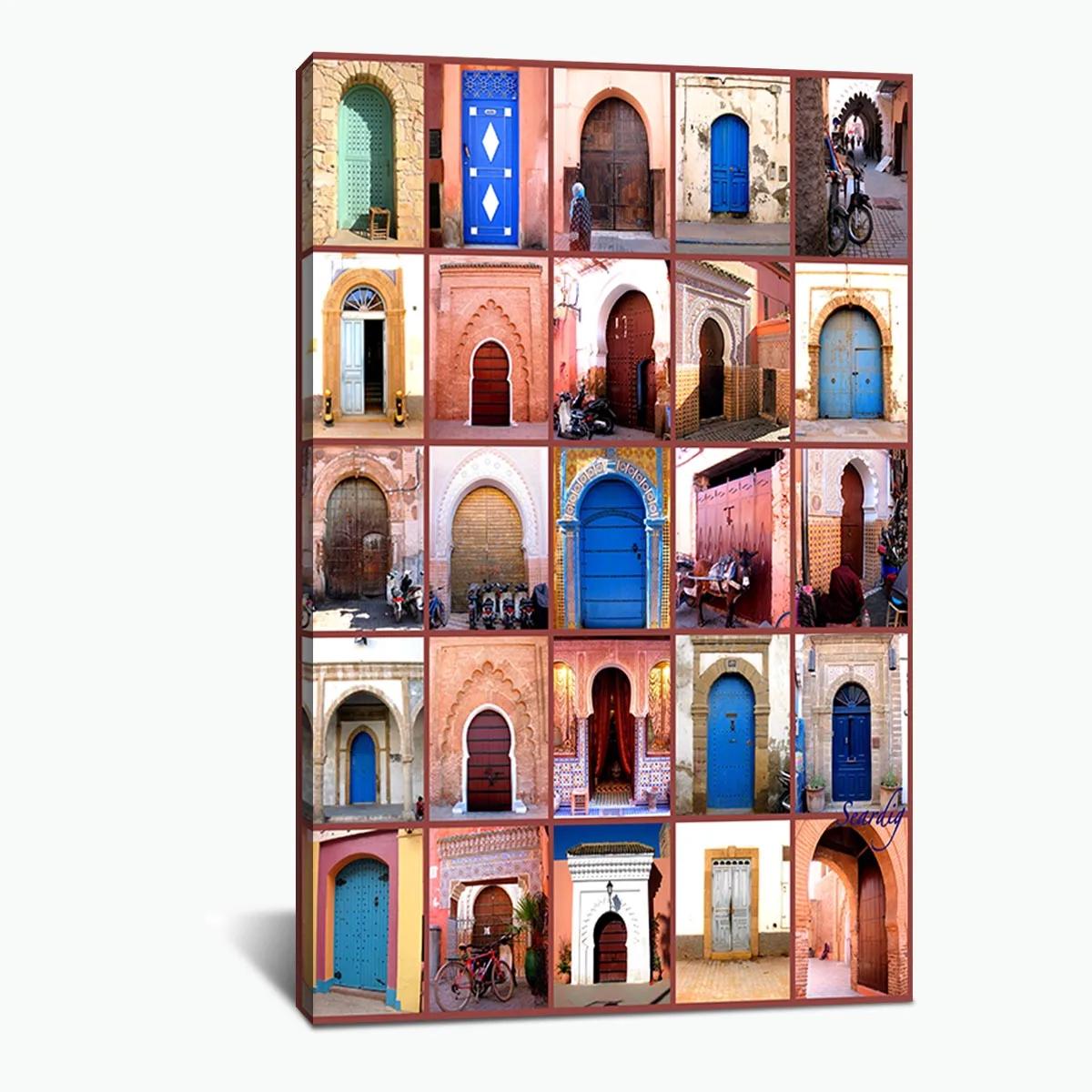 

Moroccan Doors Canvas Art Painting Poster and Prints Canvas Wall Pictures for Living Room Home Decor No Frame