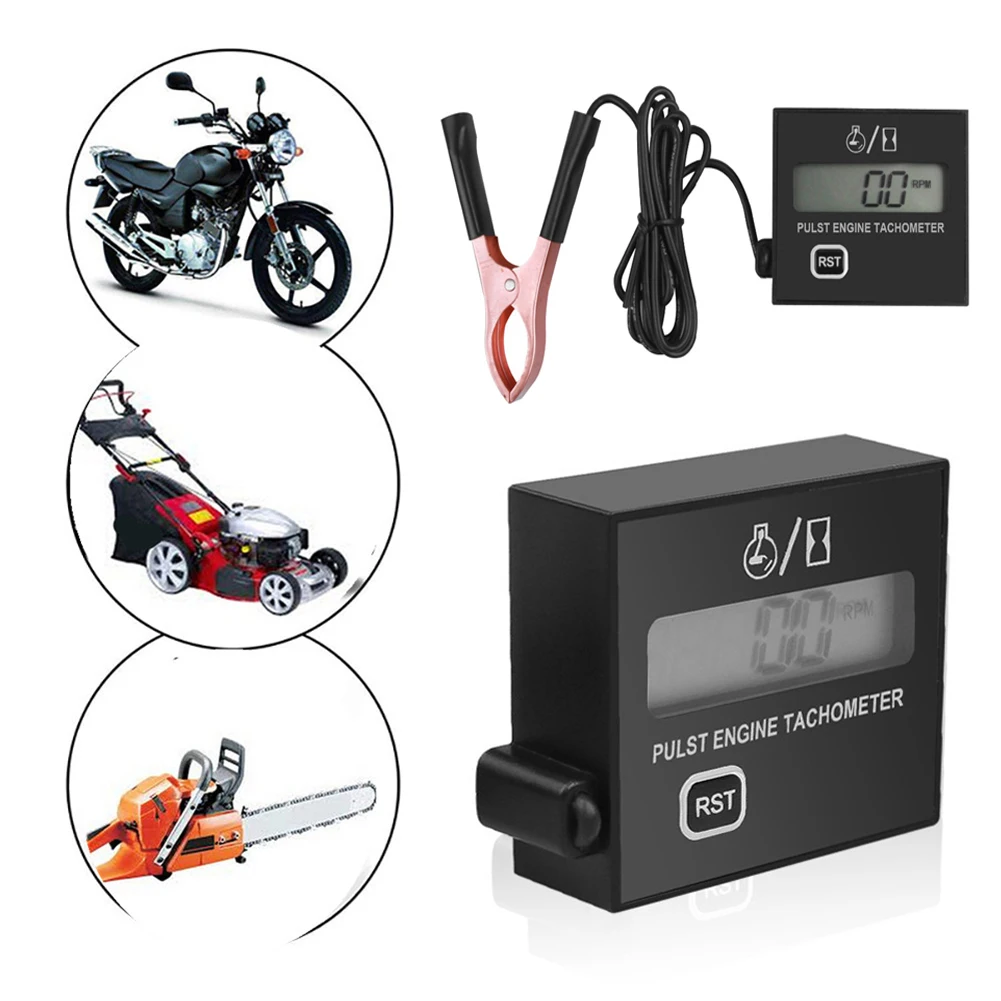 Высокий Тахометр для бензопилы бензиновый двигатель газонокосилки с цифровым