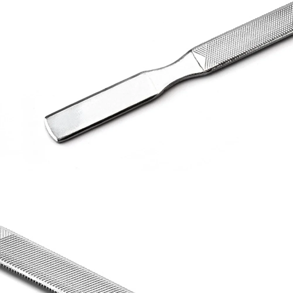 

6pcs Stainless Steel Nail Files Nail Buffer Pedicure Manicure Nail Nail Polish Sanding Strip