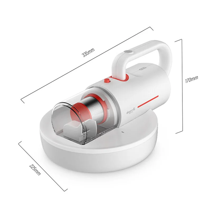 DEERMA CM1900 2 в 1 беспроводной Вакуумный Пылесос портативный светильник UV-C для снятия пыли и клещей инструмент для автомобиля дома