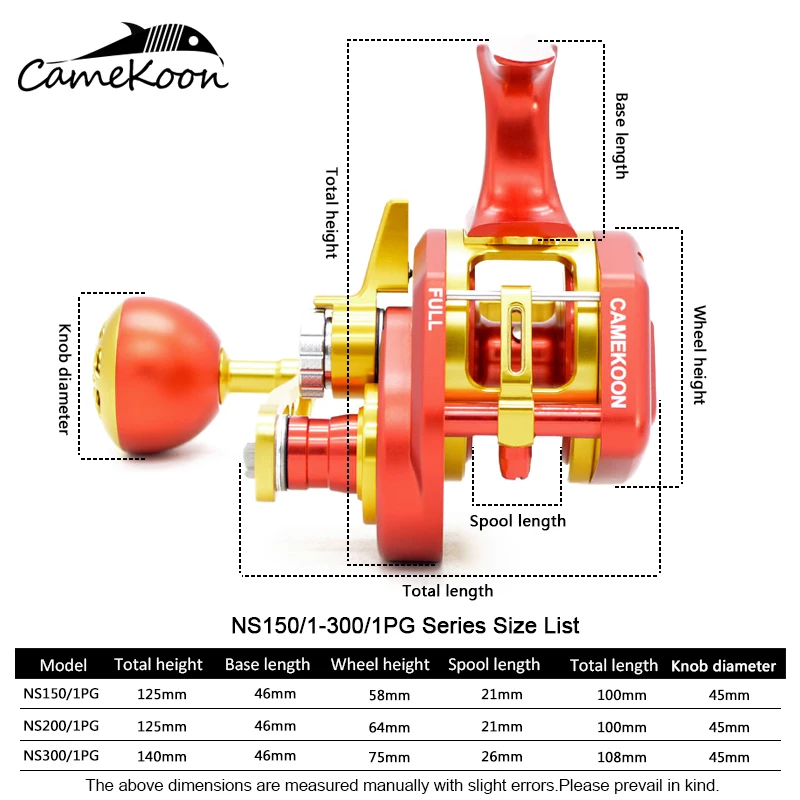 CAMEKOON MALAKAS Series Underhead Reel 35KG Carbon Fibre Drag Lever Drag Saltwater Jigging Fishing Reel Big Game Reel