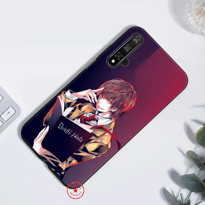 IYICAO Death Note Anime Soft Case for Huawei Honor 20 10 9 9X 8X 8C 7X 7C 7A 6A Lite Pro View Silicone |