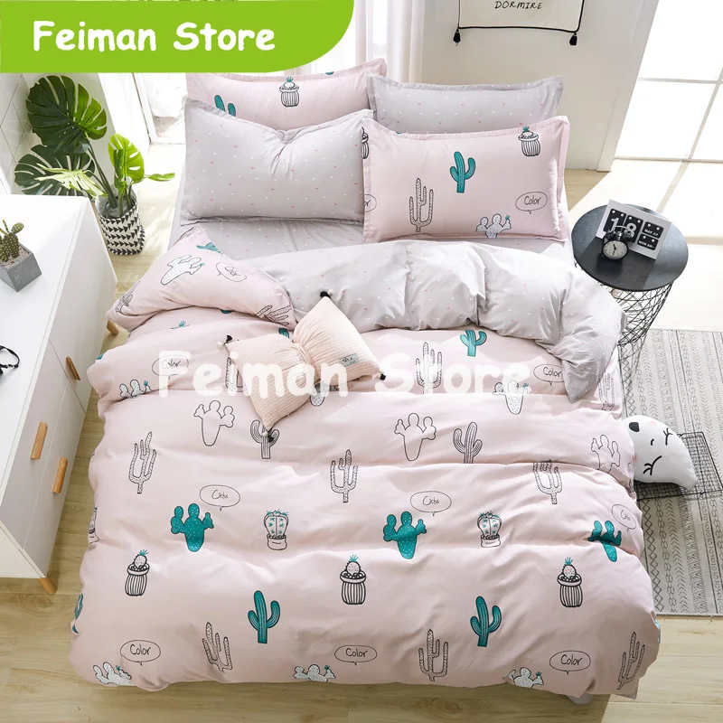 Набор постельного белья кактус Освежающая Серия мягкие рождественские подарки