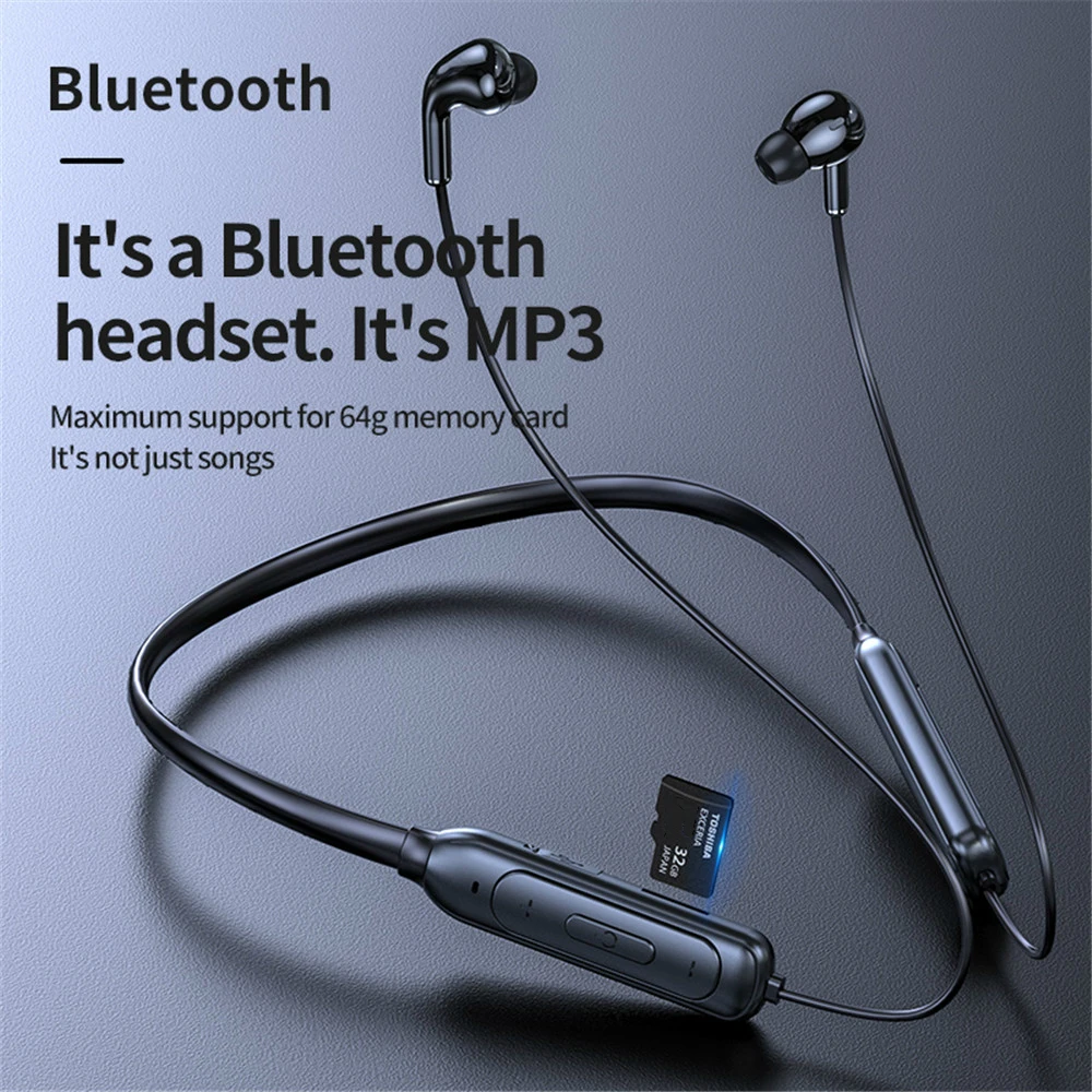 18 часов выносливость Bluetooth5.1 магнитные наушники 8D стерео сабвуфер подвесной