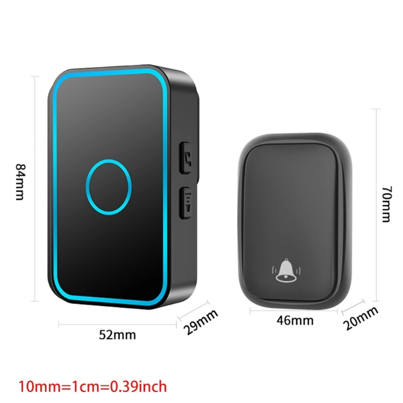 

Wireles Smart Ultra Long-Distance Self-Powered Doorbell Switch 2 For1