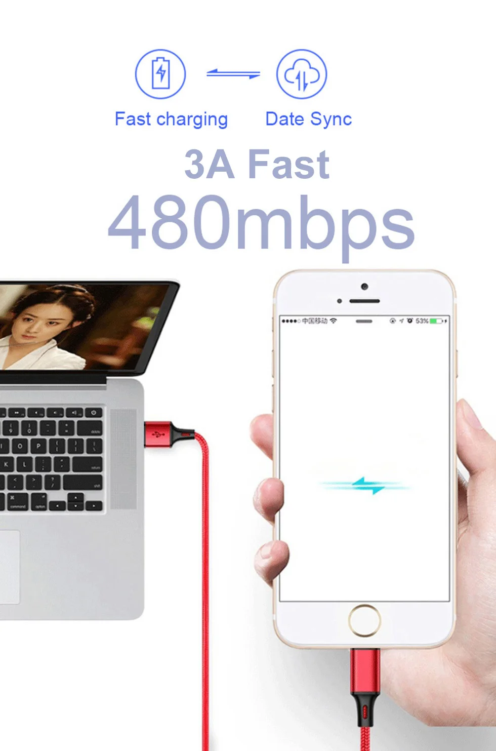 2 м 3 м USB C зарядное устройство кабель для передачи данных для samsung S9 S10 Xiaomi Mi 9 Note 7 8 10 K20 Pro type C USBC Тип C Быстрая зарядка шнур телефонный провод