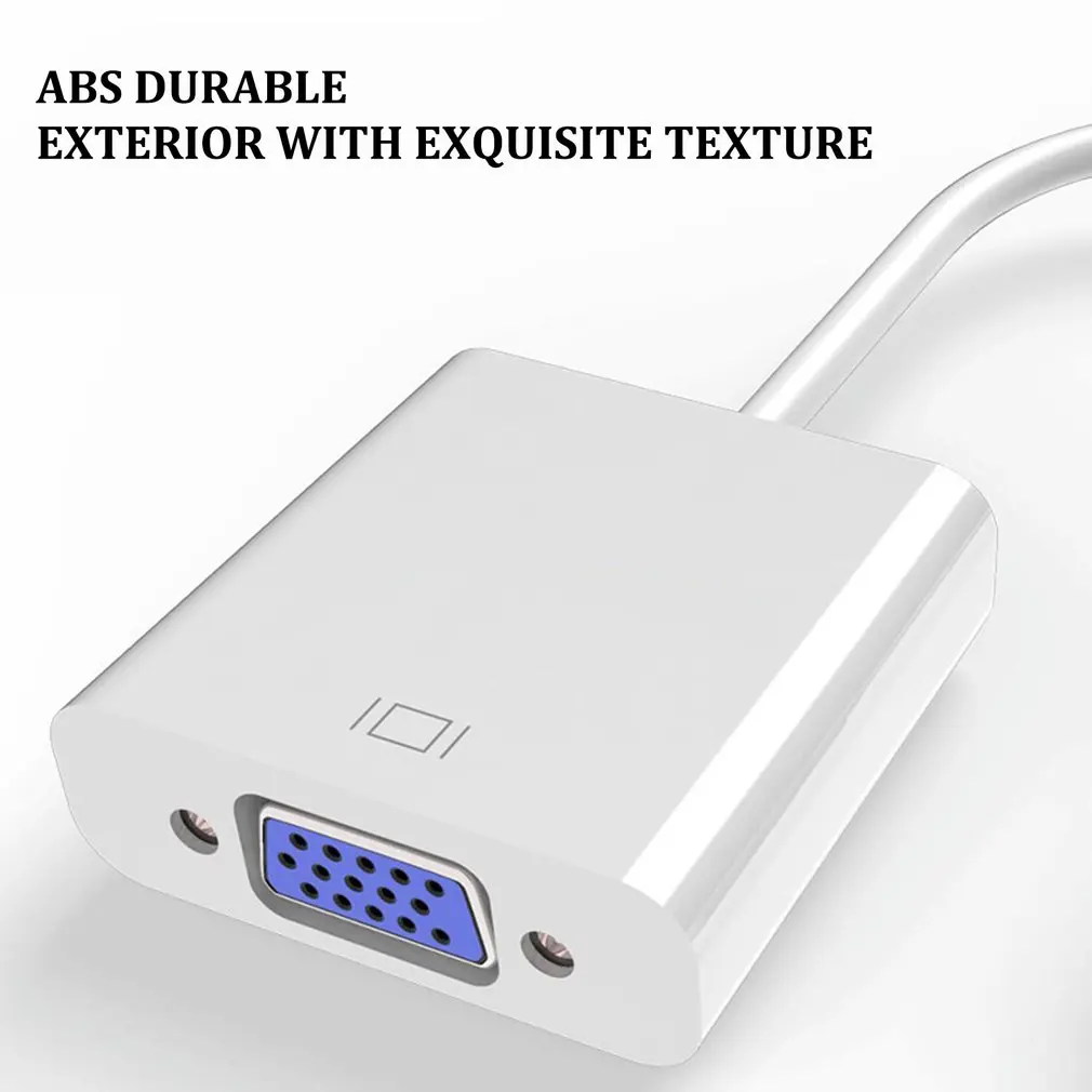 Адаптер hdmi-vga кабель конвертер HDMI VGA кабель Поддержка 1080P с аудио кабелем для HD tv xbox PS3 PS4 ноутбука ТВ коробка