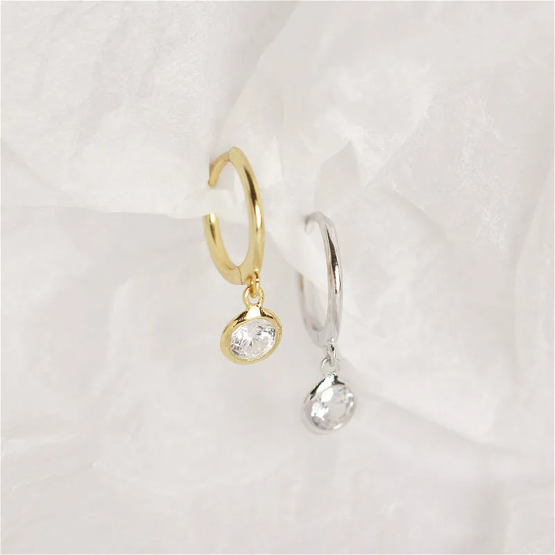 Женские золотые серьги-кольца Flyleaf изящные ювелирные украшения из настоящего