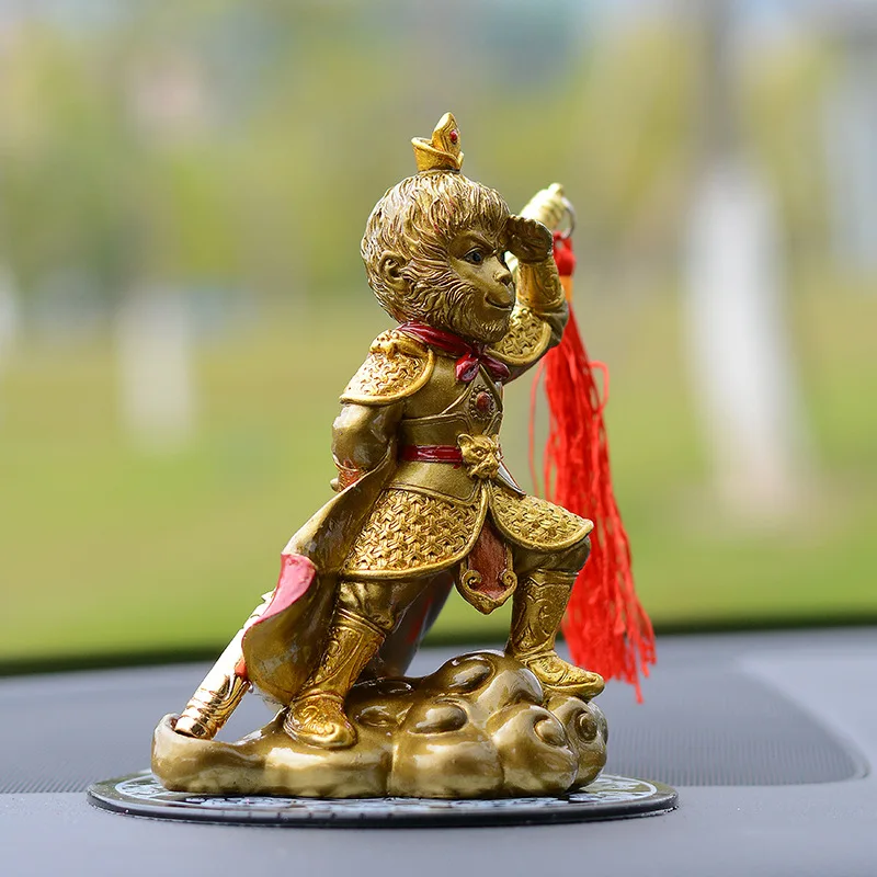 Обезьяна Король Смола украшения автомобиля дома чай поделки с животными