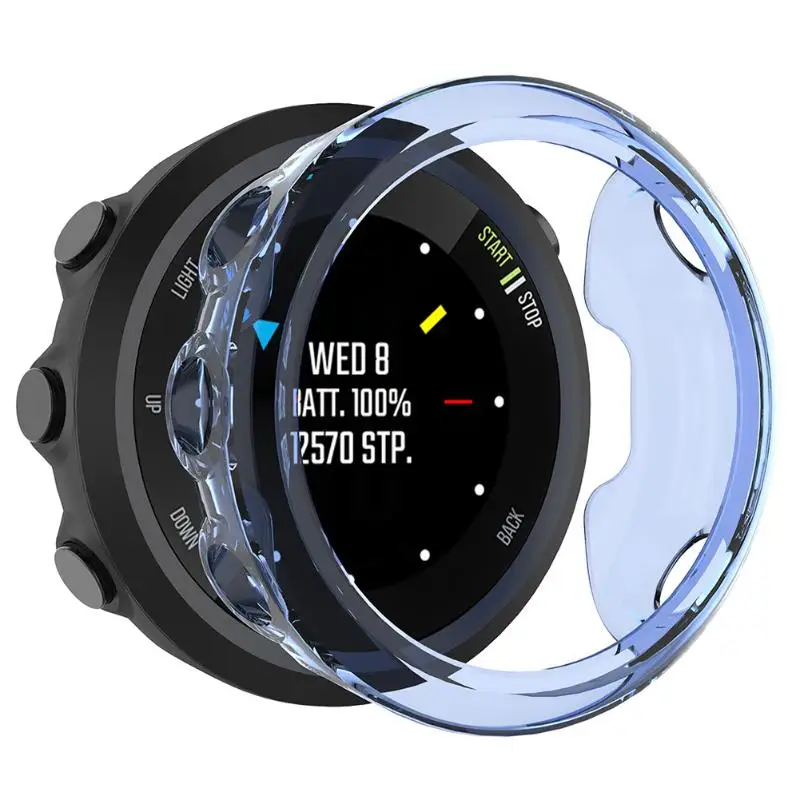 Мягкий ТПУ защитный силиконовый чехол для смарт-часов Garmin Forerunner 45 | Наручные часы