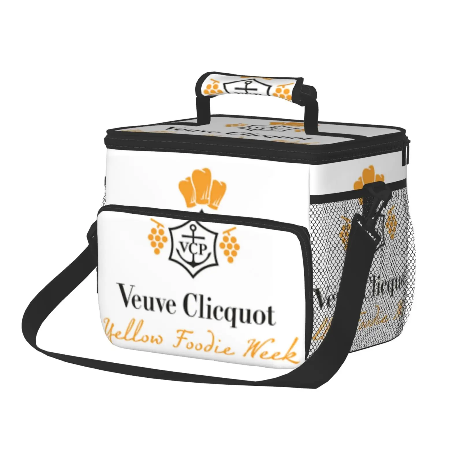 

Veuve Clicquot Champagne Picnic Bag Large Capacity Luxury Lunch Bag Family Pack Refrigerated Shopping Bag Lunch Tote _lid02