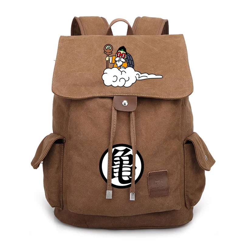 Анимация DRAGON BALL холщовая школьная сумка с Кулиской Сумка Мультфильм Мастер Роши