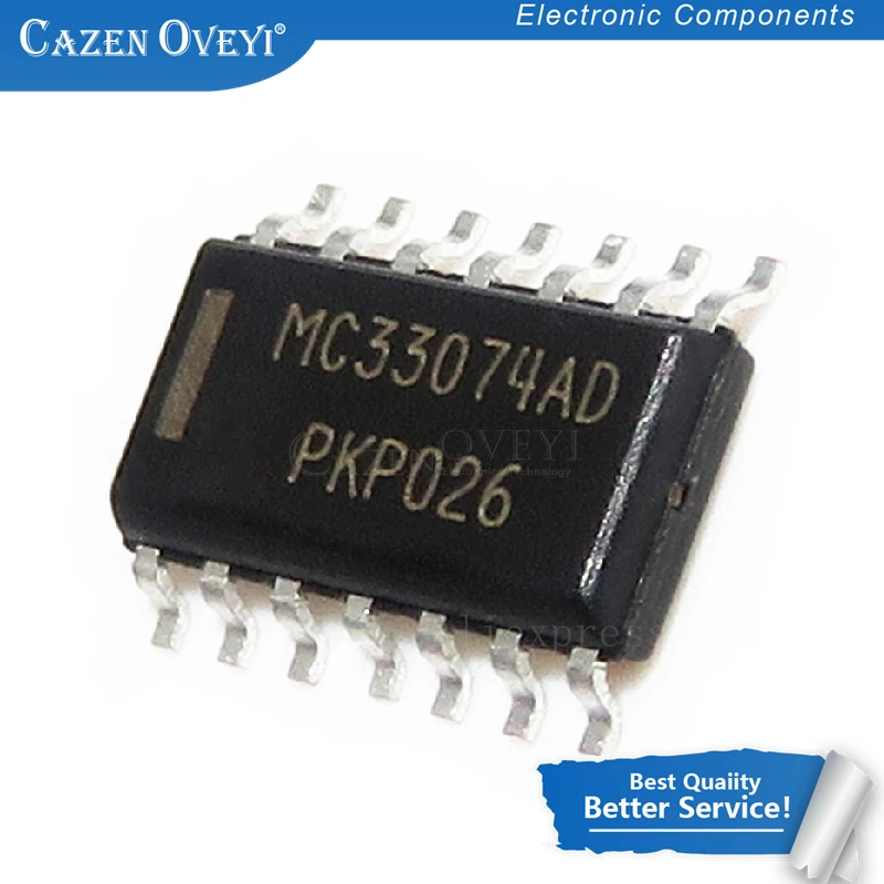 

5pcs/lot MC33074AD MC33074DR2G MC33074DG MC33074D MC33074 SOP-14 In Stock