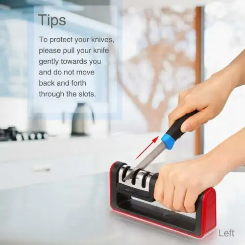 Хит продаж точилка для ножей кухонная шеф повара 3 секции|Точилки| |