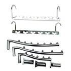 Вешалка для одежды ZKNOC из нержавеющей стали, настенное крепление, вешалка для одежды, вешалка с крючком, с поворотным кронштейном, держатель для мячей, для ванных комнат