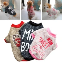 dog clothes warm pet dog hoodie coat puppy printed hoodie clothing hoodies for small medium dogs puppy yorkshire outfit xs l