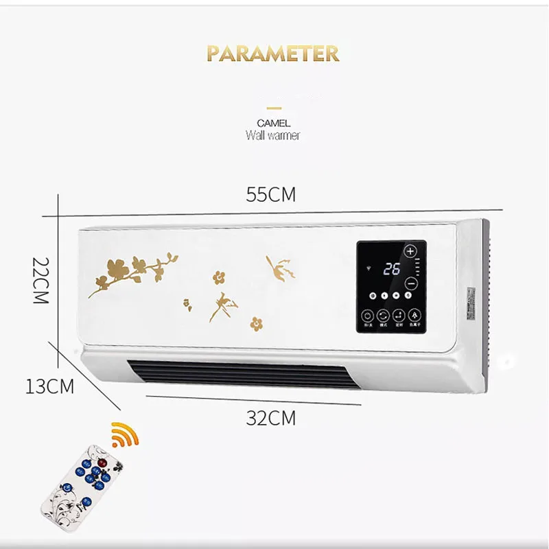 Настенный подвижный маленький обогреватель кондиционера домашний пульт