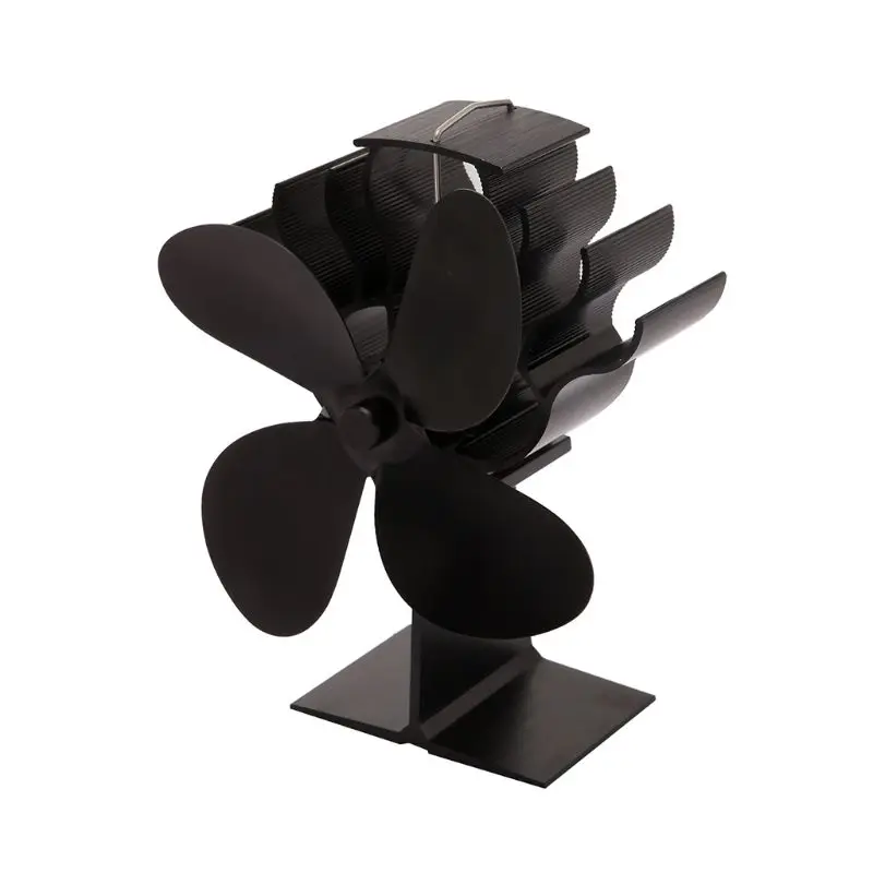 

4 Blade Heat Powered Stove Fan for Wood Fireplace Log Burner Quiet Eco Friendly
