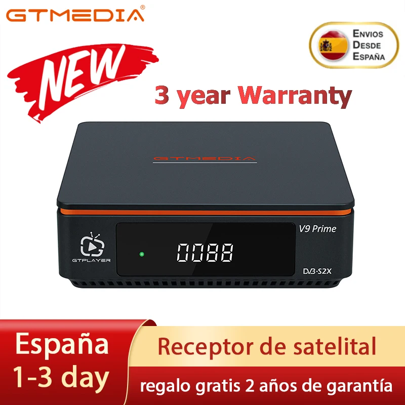 Спутниковый декодер GTMEDIA V9 Prime спутниковый ТВ-приемник DVB-S/S2/S2X карта CA встроенный 2
